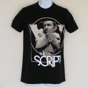 THE SCRIPT Concert Tshirt, S, #3, Black SS, 2012